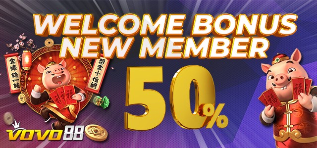 Bonus Member Baru 50%